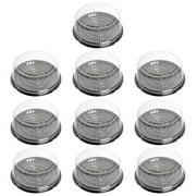 LIJCC 10Pc8 Inch Cake Box 10Pcs Clear Cake Round Cake Box Baking Packing Box Birthday Cake Box